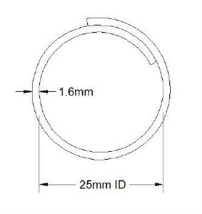 ADSS-Abrasion-Protection-Oversheath-25mm-ID-x-1.6mmWidth-x-4.0m-Length-(35185)