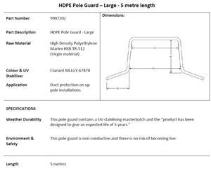 (DD)-HDPE-Pole-Guard---Large---5-metre-Length-(MOQ=10)-(35112)